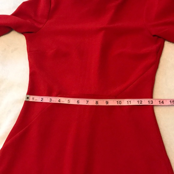 NWOT H&M Red Dress Size 6 - Picture 6 of 8